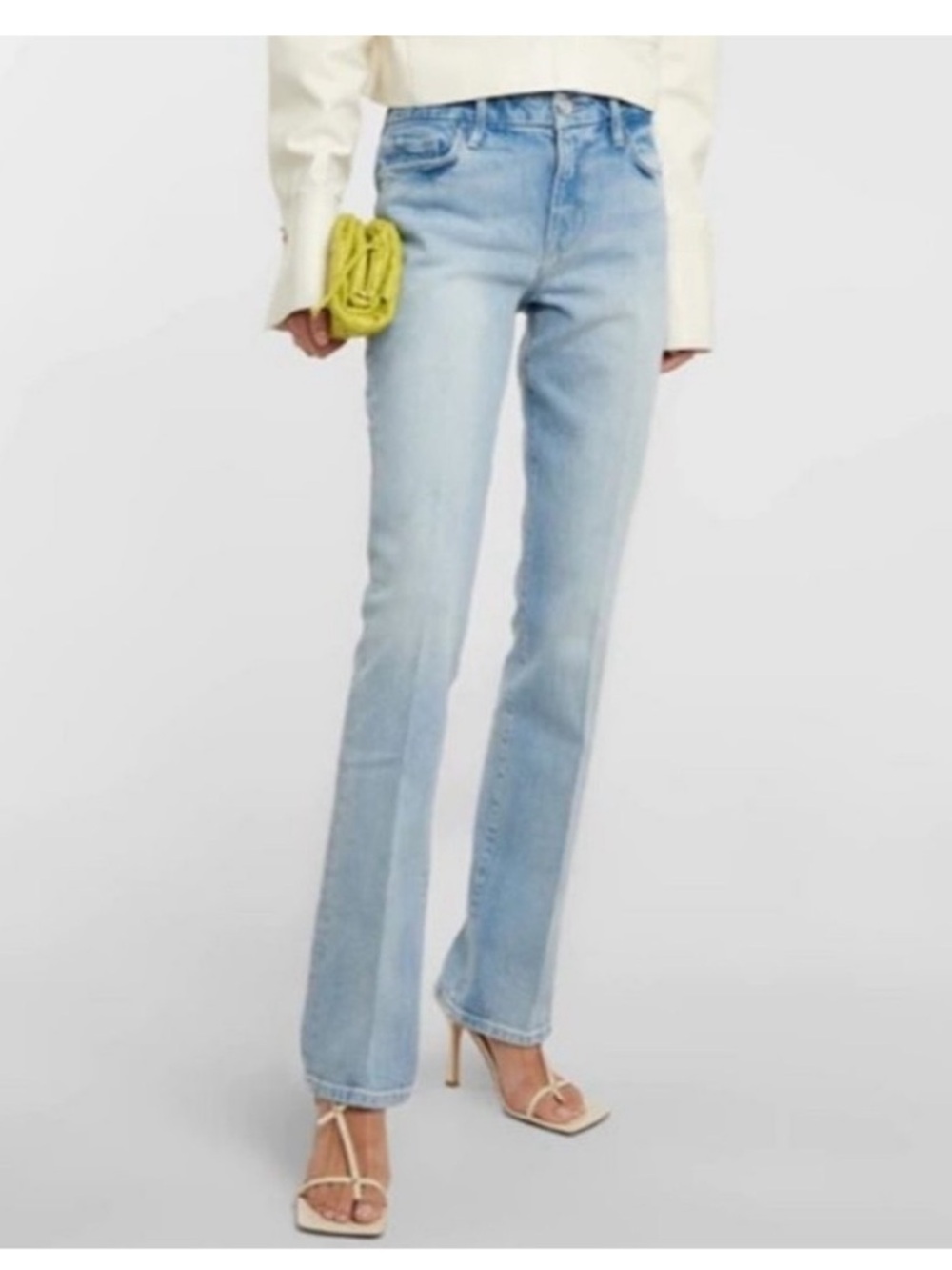Frame Denim Light Blue Boot Cut Jeans